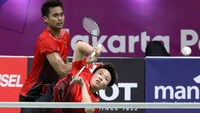 Pertandingan Asian Games 2018 pun menjadi pertandingan terakhir yang dilakoni oleh Liliyana Natsir sebelum akhirnya ia gantung raket. Pool/ANTARA FOTO/INASGOC/Nafielah Mahmudah/tom/18.