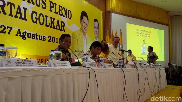 Golkar Bahas Pembentukan Bappilu Pileg 2019 di Rapat Pleno