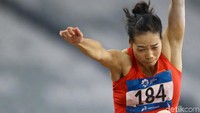 Atlet Lompat Jauh Putri Asal China Xiaoling Xu.