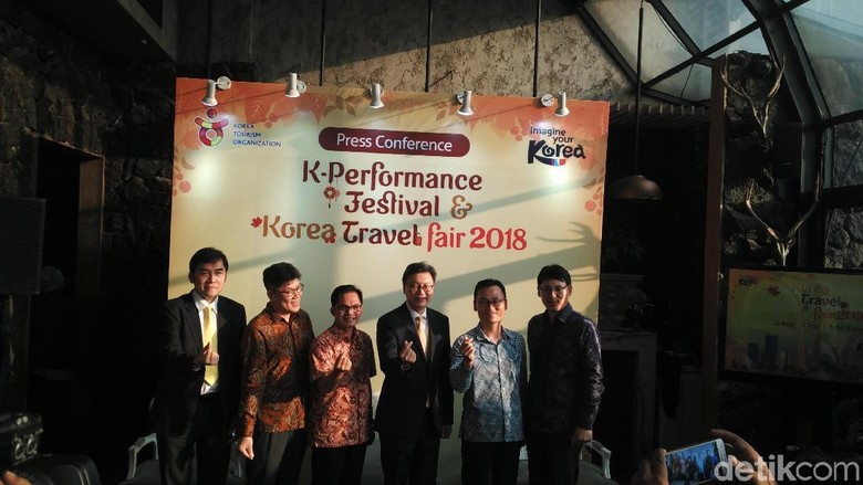 Suasana preskon KTO Travel Fair 2018 (Wahyu/detikTravel) Suasana preskon KTO Travel Fair 2018 (Wahyu/detikTravel)