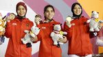 Tim Panjat Tebing Putri Tambah Emas