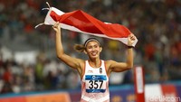 Tak dibebani target, Emilia Nova justru mampu mempersembahkan perak untuk Indonesia. Foto: Grandyos Zafna/detikcom