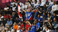 Begini atmosfer para penonton di venue pencak silat.