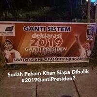 Mardani: Logo HTI di Spanduk #2019GantiPresiden Kontra Intelijen