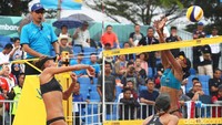Pasangan Indonesia itu berhasil memenangkan pertandingan 2 set sekaligus. Bermain tanpa kesulitan, pasangan Indonesia berhasil unggul di set pertama dengan skor 21-11 mengalahkan pasangan Kazakstan.
