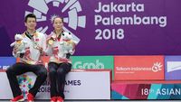 China Rebut Emas Ganda Putri dan Campuran Bulutangkis Asian Games 2018