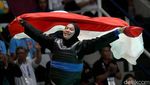 Pesilat Putri Sarah Tria Monita Sabet Emas untuk Indonesia