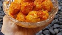 Selain yang kuah, ada juga bakso mercon versi goreng. Lumuran sambalnya kelihatan pedas menonjok seperti buatan @antazkia ini. Foto: Instagram