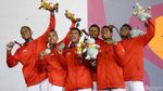 Panjat Tebing Estafet Putra Raih Emas