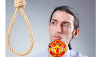Meme yang cukup kejam soal fans MU. Foto: istimewa