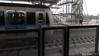 Direktur Utama PT MRT Jakarta William P Sabandar mengatakan progres pembangunan stasiun Lebak Bulus sudah 95%.