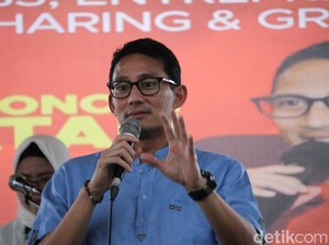 Rupiah Melemah, Sandiaga: Politisi Shut Up Dulu