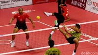 Tim sepak takraw beregu putra Indonesia belum mampu menambah emas di Asian Games 2018.