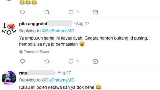 Kalau sedang sakit, sepertinya memang tidak disarankan nonton bulu tangkis. Deg-degan pastinya!