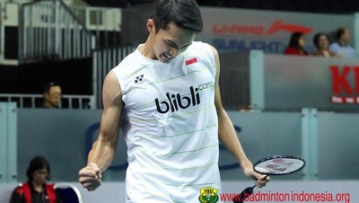 Momen-momen Jonatan Christie Pamer Badan Kekar yang Bikin Fans Meleleh