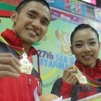 Hulaefi pun berhasil mendapatkan medali perunggu dari nomor gunshu putra di ajang Asian Games 2018. Baik Hulaefi dan Lindswell merupakan satu rekan di pemusatan latihan nasional wushu. Foto: Istimewa