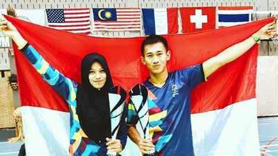 Harmonisnya Pasangan Atlet Pencak Silat Sarah Tria Monita-Iqbal