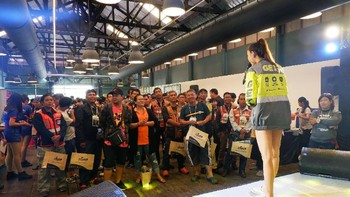 GET, merek Go-Jek di Thailand, mulai memperkenalkan diri dengan menyelenggarakan berbagai macam acara. (Foto: Facebook/GET Driver)