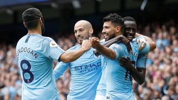 2. Manchester City dibekali dana trasnfer melimpah yang angkanya mencapai 176 juta pound sterling, atau sekitar Rp 3,4 triliun. Foto: Carl Recine/Reuters