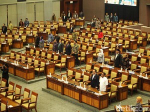 Paripurna Peringatan HUT DPR, 339 Anggota Dewan Tak Hadir