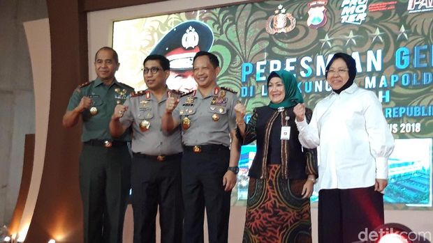 Resmikan Gedung di Mapolda Jatim, Ini Harapan Kapolri