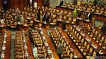 Deretan Kursi Kosong di Paripurna DPR