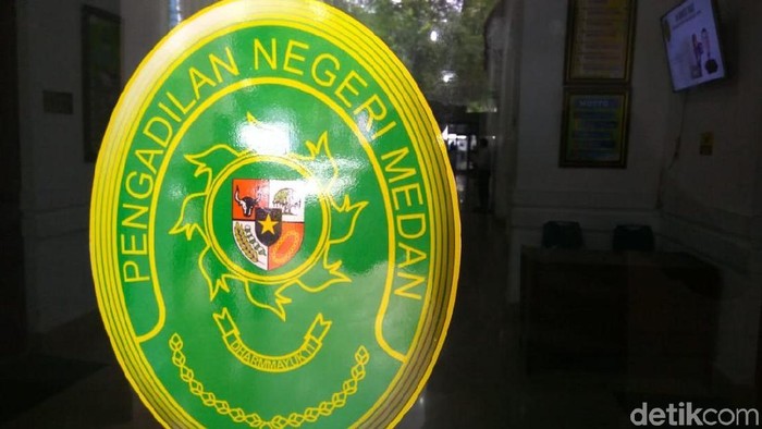 Suasana di PN Medan, Selasa (28/8/2018)