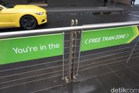 Daerah Free Tram Zone (Shinta/detikTravel)