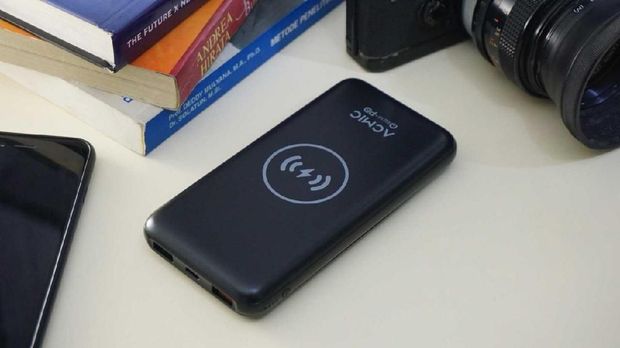 Acmic Rilis Power Bank Wireless Charging 10.000 mAh