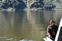 Putin di Sungai Yenisei (Sputnik/Alexei Nikolsky/Kremlin) 