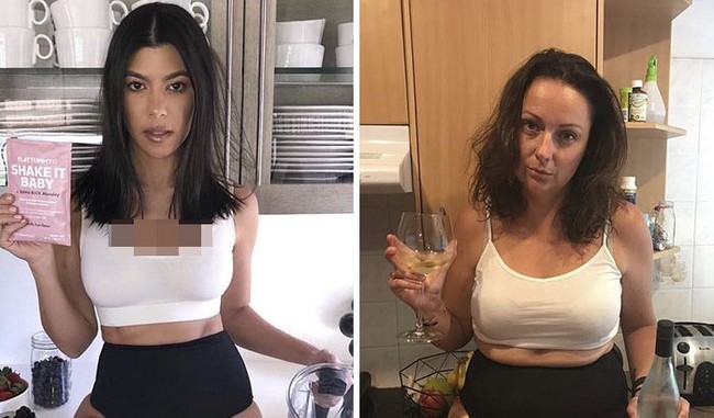 Celeste Barber kini memiliki 4,5 juta followers di Instagram yang menikmati rasa humornya, ketika bertransformasi menjadi selebriti dan top model dunia. Foto: Instagram