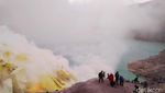 Potret Kawah Ijen di Tengah Kabar Penutupan Sementara