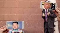 Politikus serta pemimpin negara, Kim Jong Un dan Donald Trump pun jadi korban kreatifitasnya. Dok. Instagram/francoisdourlen