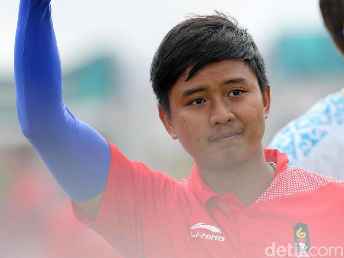Riau Ega Tambah Perunggu Untuk Indonesia Pemanah Putra asal Indonesia Riau Ega Agatha Salsabila berhadapan dengan pemanah putra asal Kazakhstan Ilfat Abdullin di babak final individual Recurve Putra dalam ajang Asian Ganes 2018, Jakarta, Selasa (28/8/2018). Ega berhasil mengalahkan Ilfat ABdullin dengan skor 6-2 dan berhak atas medali perunggu. Grandyos Zafna/detikcom