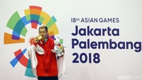 Sampai sore hari ini perolehan medali Indonesia di Asian Games 2018 sudah berjumlah 86 keping dengan rincian 29 emas, 22 perak, dan 35 perunggu.