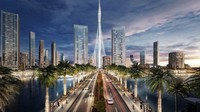 Rencananya, mal tersebut akan dibangun di dalam kompleks seluas 30 juta kaki pesegi yang di pusat lokasinya terdapat Dubai Creek Tower yang menjulang hingga 3.045 kaki. Istimewa/CNN Money.