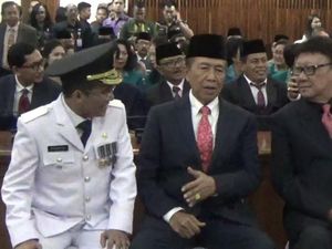 Mangku Pastika Purnatugas, Plt Gubernur Bali Dilantik