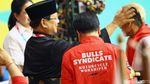 Melihat Lebih Dekat Kemesraan Jokowi-Prabowo di Arena Pencak Silat