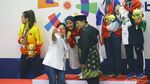 Melihat Lebih Dekat Kemesraan Jokowi-Prabowo di Arena Pencak Silat