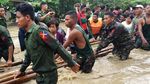 Bendungan Jebol Picu Banjir di Myanmar, 5 Ribu Orang Dievakuasi