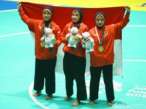 Gina Dulu Terpaksa Latihan, eh Dapat Jodoh dan Emas di Pencak Silat