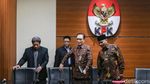 Momen Jumpa Pers Bersama KPK-MA Soal OTT Hakim di Medan