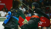 Pipiet Kamelia mengalahkan atlet Vietnam Thi Cam Nhi Nguyen, di kelas D putri 60kg-65kg.