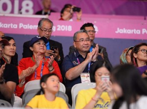 Saksikan Asian Games, Mendes Apresiasi Perjuangan Atlet Senam RI