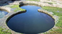 Figure Eight Pools berlokasi di Royal National Park, Sydney, Australia. Dekat dengan Burning Palms Beach (Thinkstock)