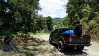 Jika cuaca cerah, sepanjang perjalanan traveler akan melihat pegunungan saling menjulang. Harga sewa mobil ini Rp 1,5 juta PP Manokwari-Pegaf. Traveler diimbau untuk menghindari kunjungan ke Pegaf saat musim hujan. Ada beberapa kendala, yakni bencana alam sering terjadi di wilayahnya itu (Masaul/detikTravel)