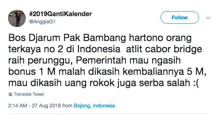 Viral lagi orang terkaya di indonesia makan tahu pong, netizen puji kesederhanaannya