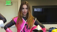 Chrysti Ane menjadi ranger pink pada serial Power Ranger tahun ini. Dok. Instagram/chrysti_ane
