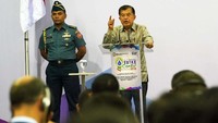 Dalam sambutan Wapres RI, ia menyebutkan bagaimana energi telah menjadi kebutuhan pokok masyarakat. Pool/PLN.