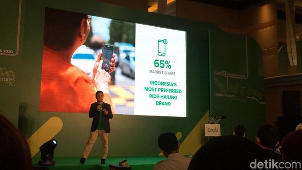Grab Klaim Kalahkan Go-Jek di Indonesia